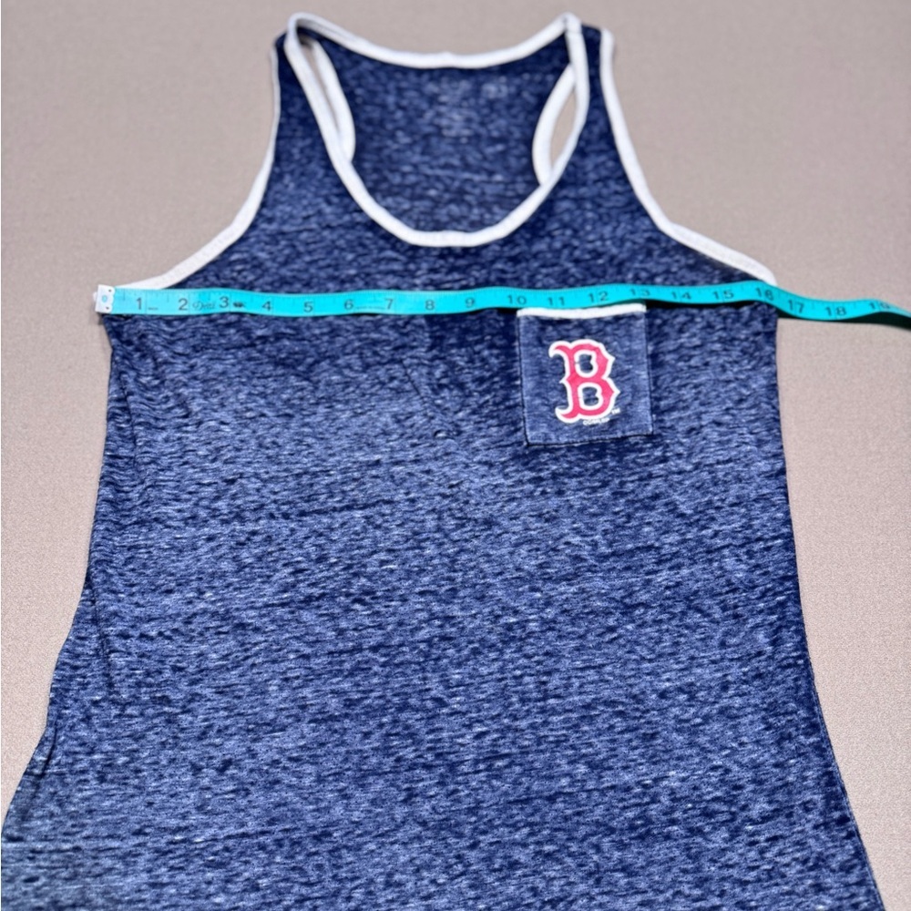 Majestic Threads Women’s Boston Red Sox Racerback Tank Top - Picture 3 of 4